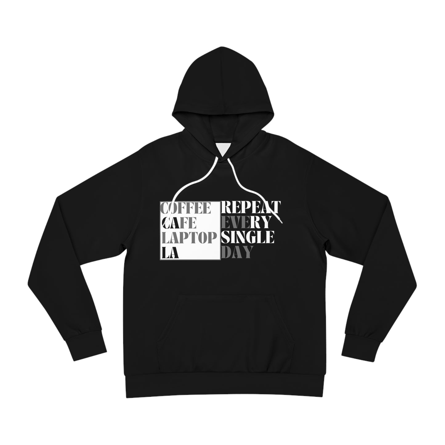 LA Writer Series. Hoodie. Black.