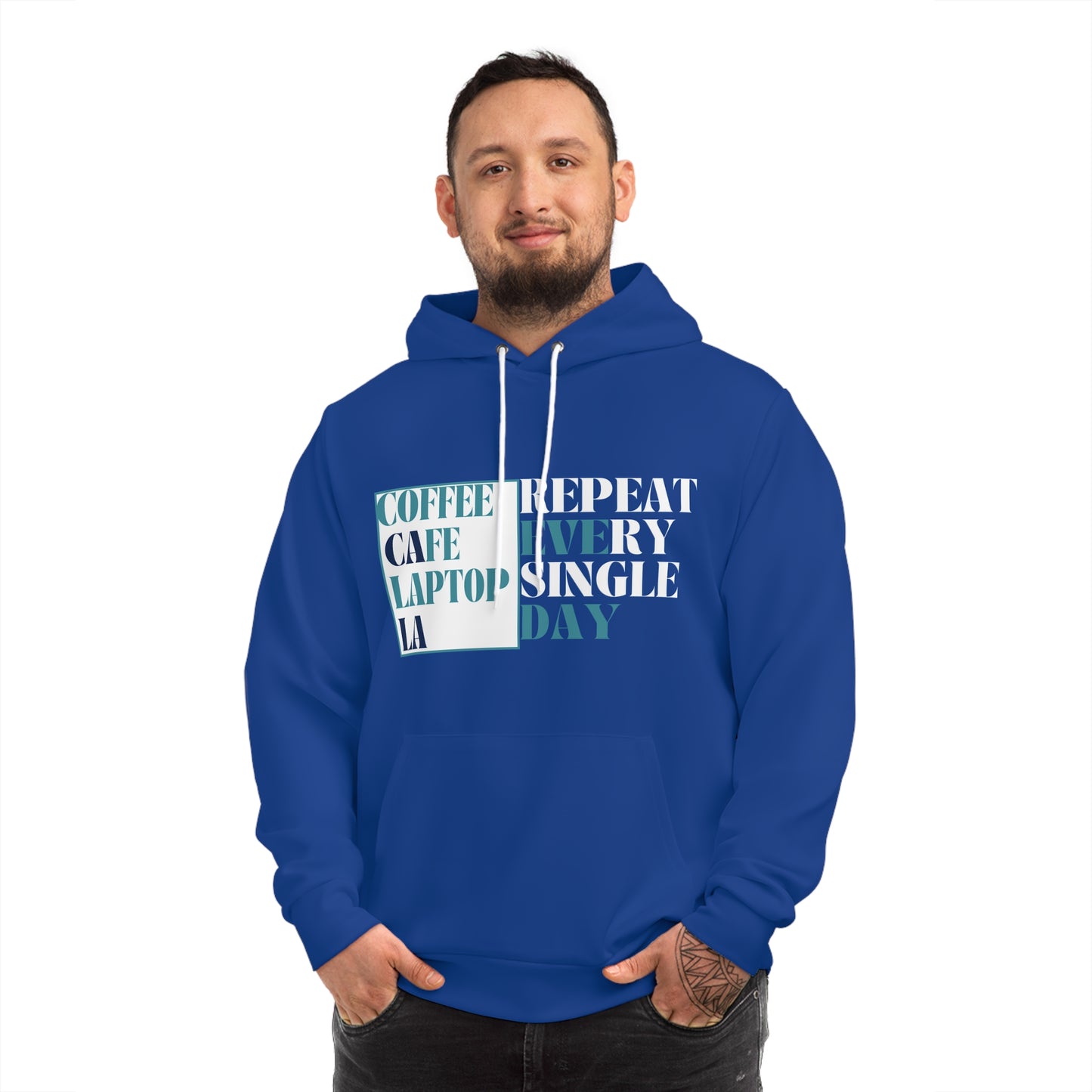 LA Writer Series. Hoodie. Blue.
