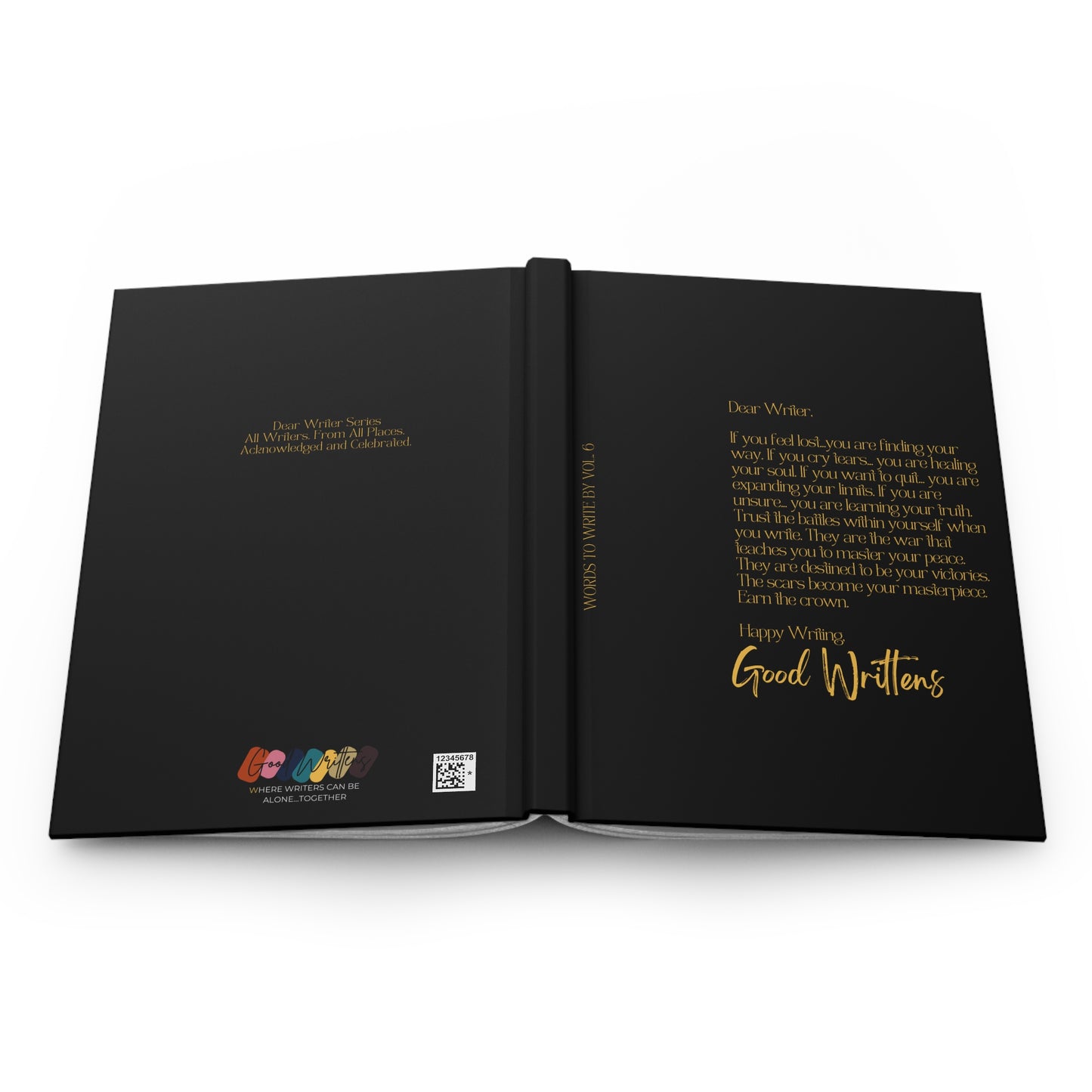 Dear Writer Series Vol 6. Black