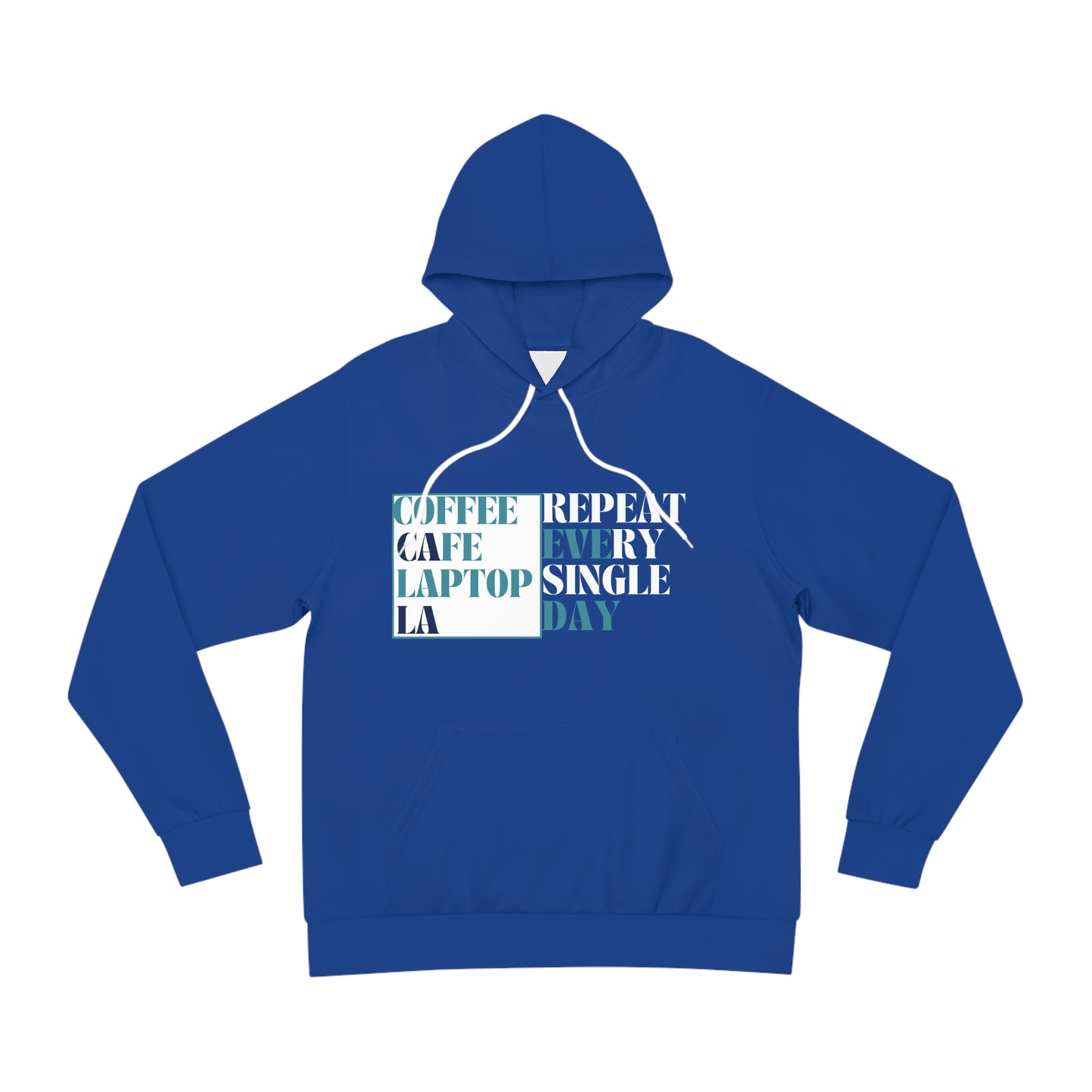 LA Writer Series. Hoodie. Blue.