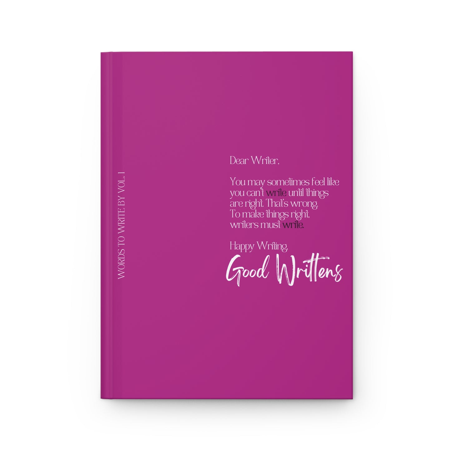 Dear Writer Series Vol 1. Pink