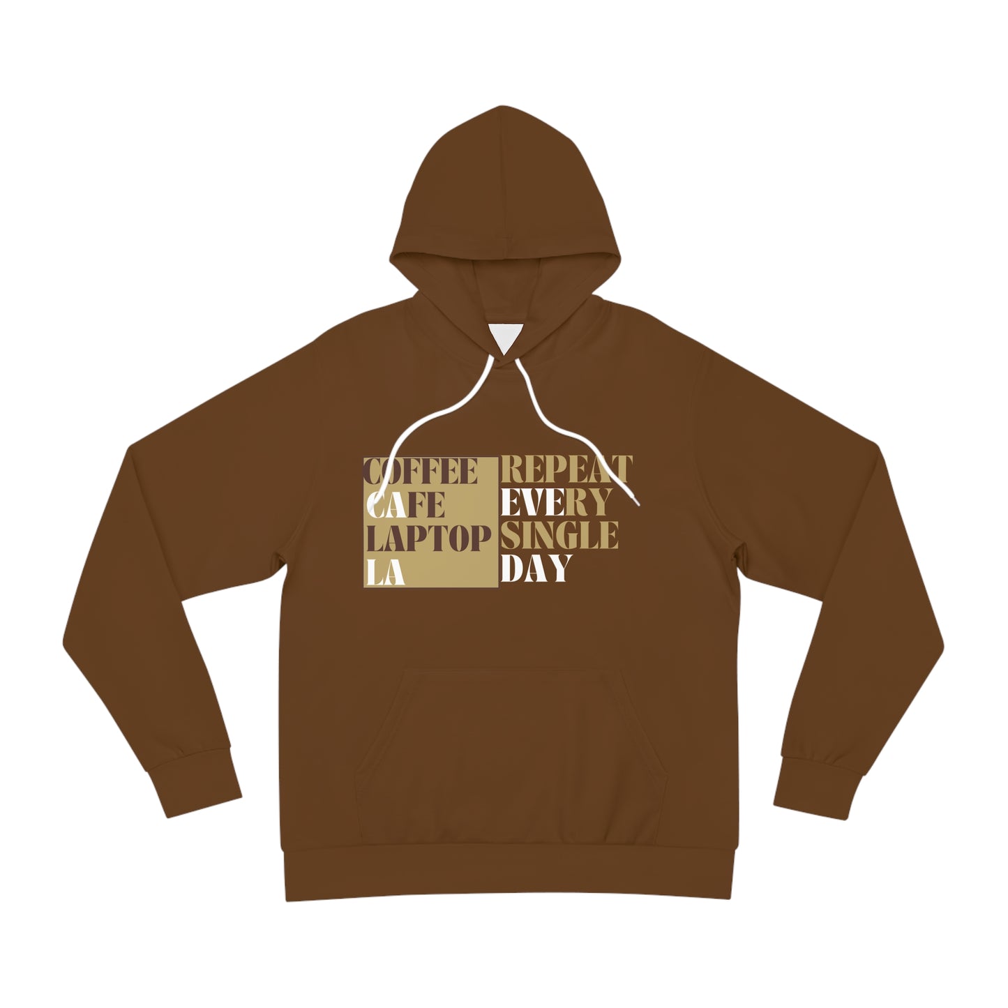 LA Writer Series. Hoodie. Brown.