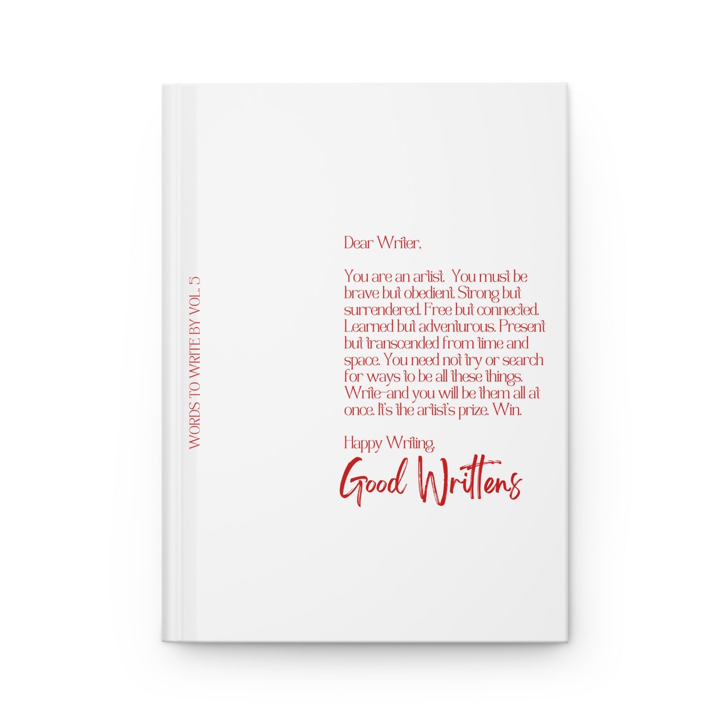 Dear Writer Series Vol 5. White