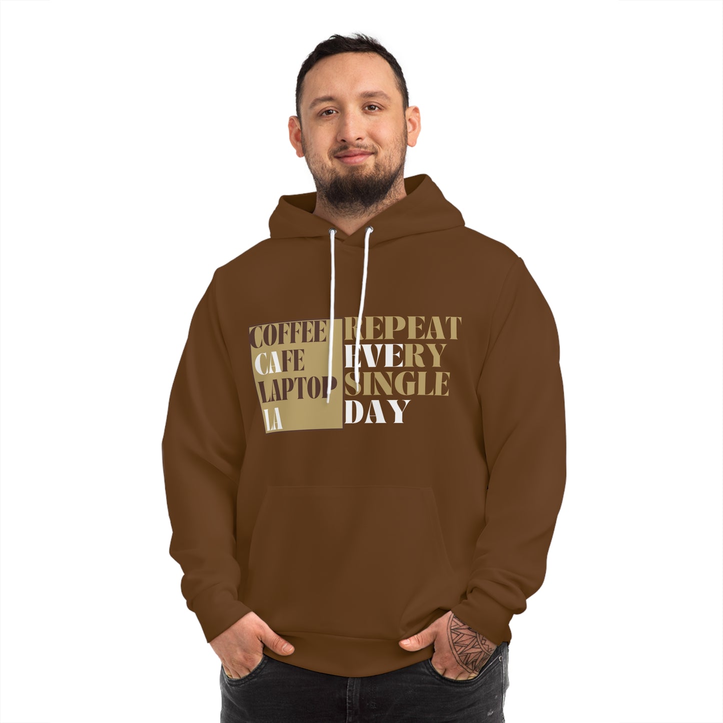 LA Writer Series. Hoodie. Brown.