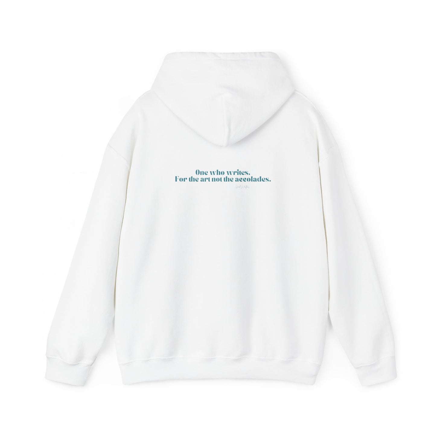 Writer Life Hoodie.White/Blue