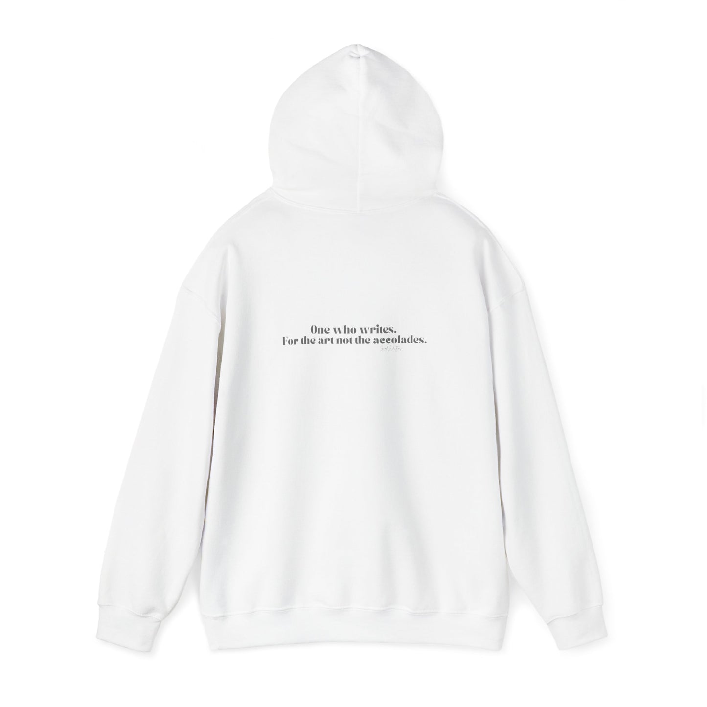 Writer Life Hoodie.White/Grey