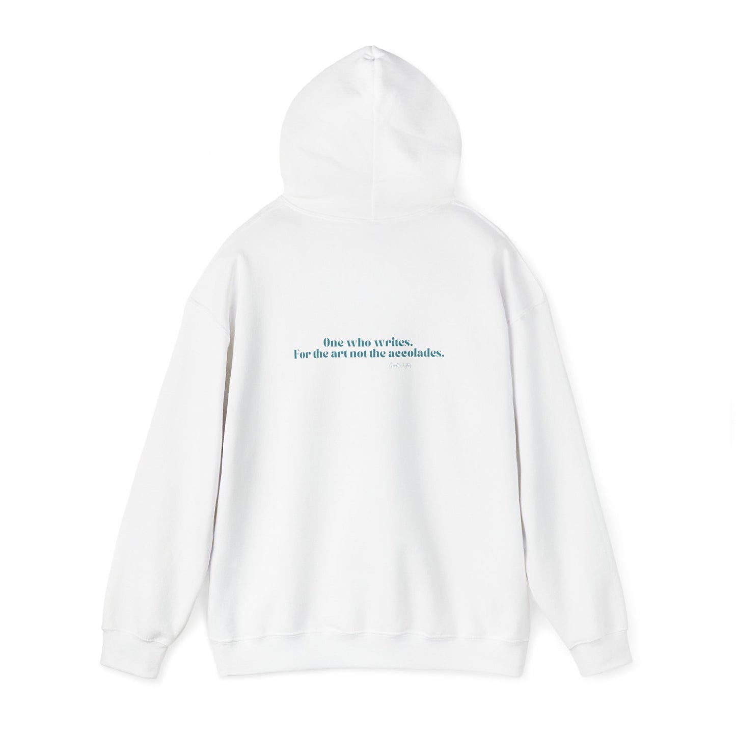 Writer Life Hoodie.White/Blue