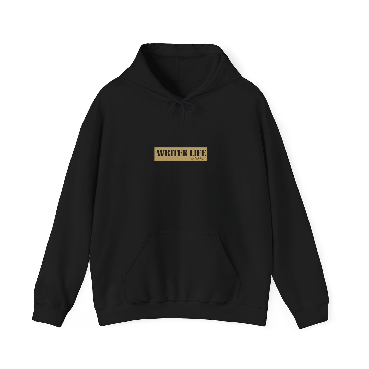 Writer Life Hoodie.Black/Tan