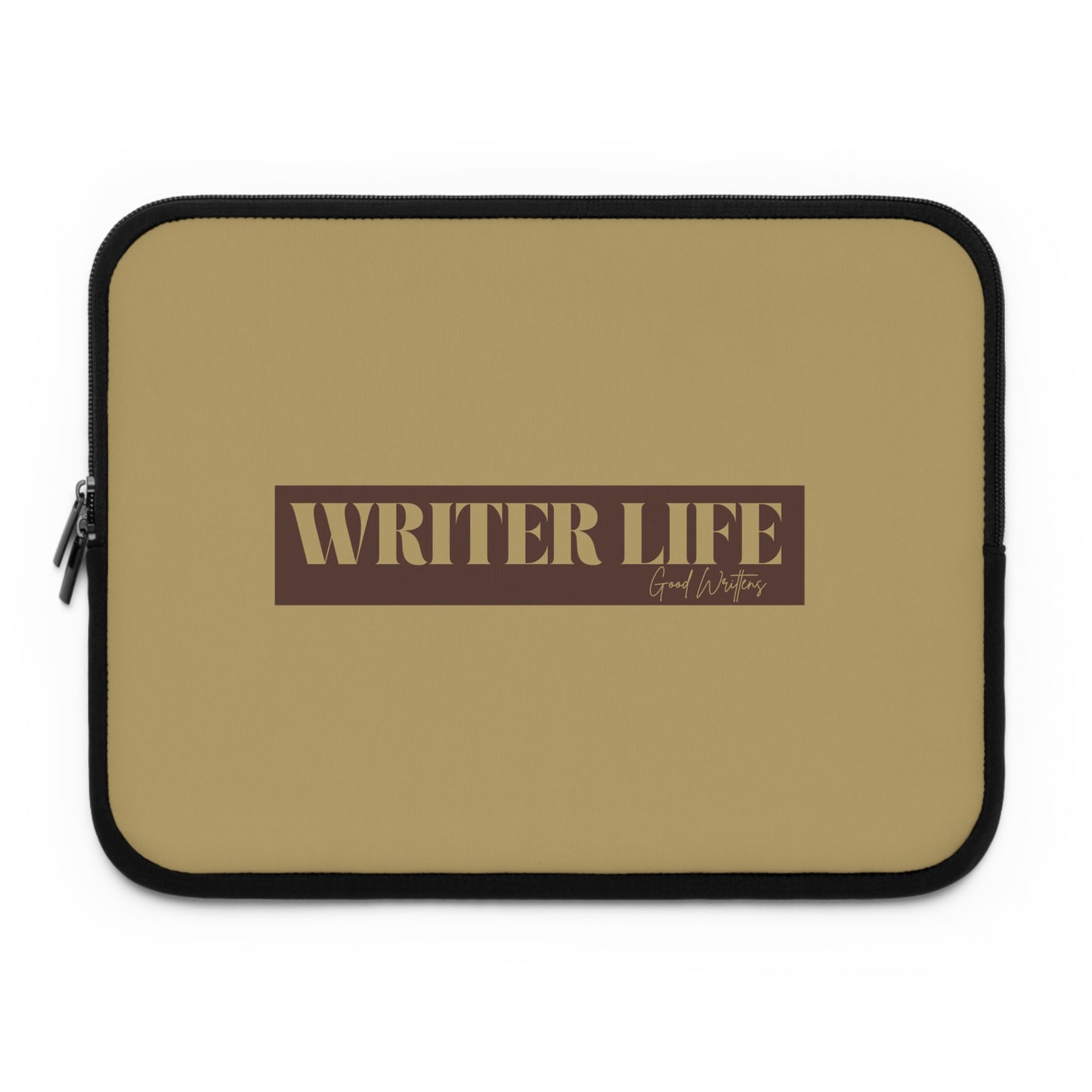 Writer Life Series. Laptop Sleeve. Brown/Tan.