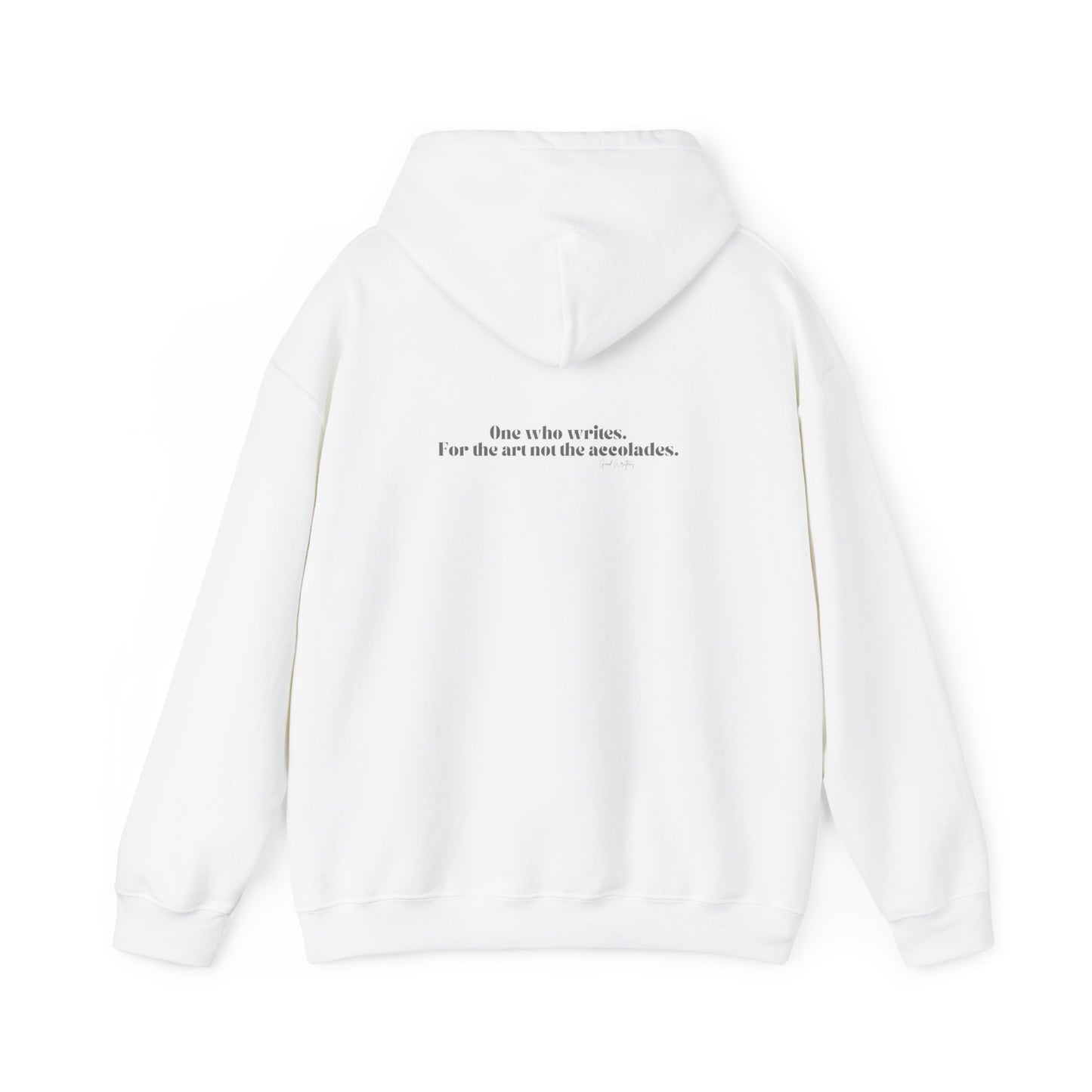 Writer Life Hoodie.White/Grey