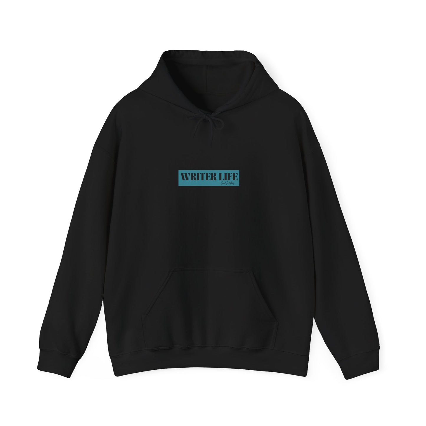 Writer Life Hoodie.Black/Blue