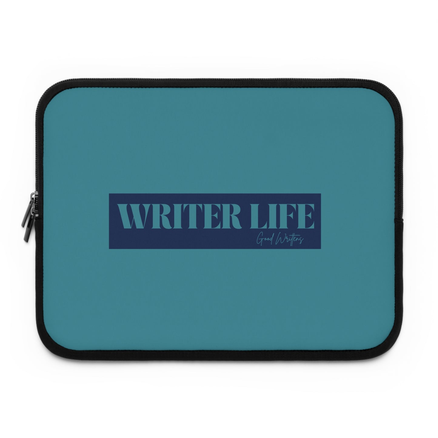 Writer Life Series. Laptop Sleeve. Light Blue/Navy Blue